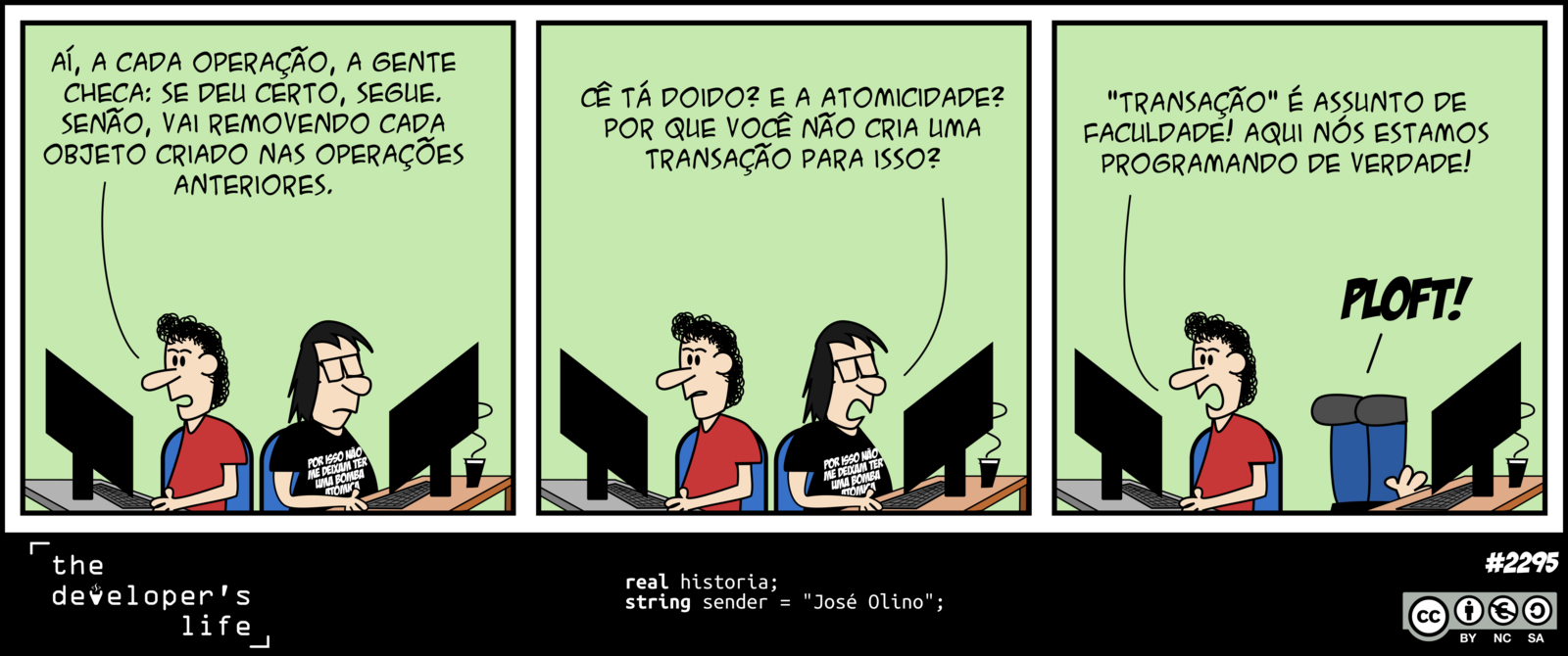 Por isso não me deixam ter uma bomba atômica tirinha