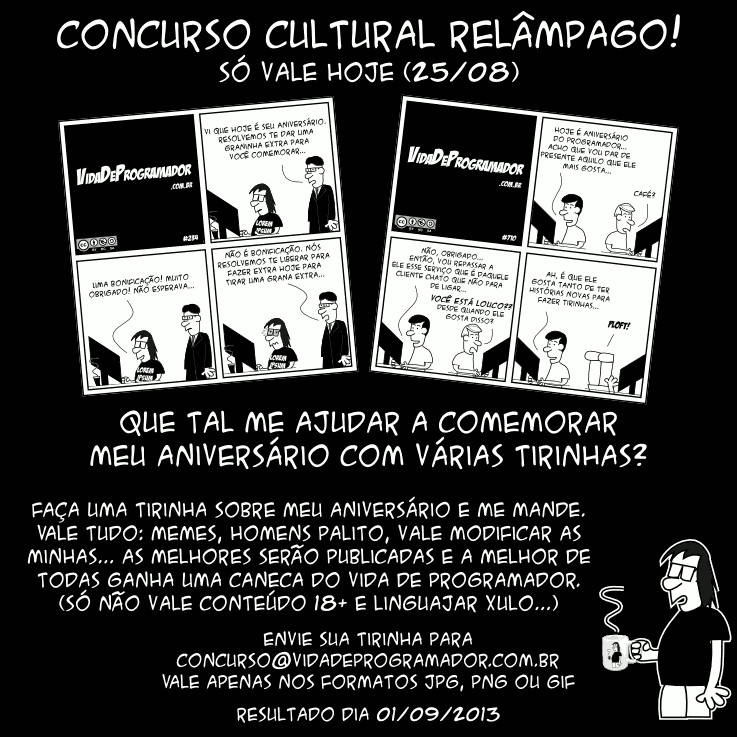 Concurso cultural relâmpago!